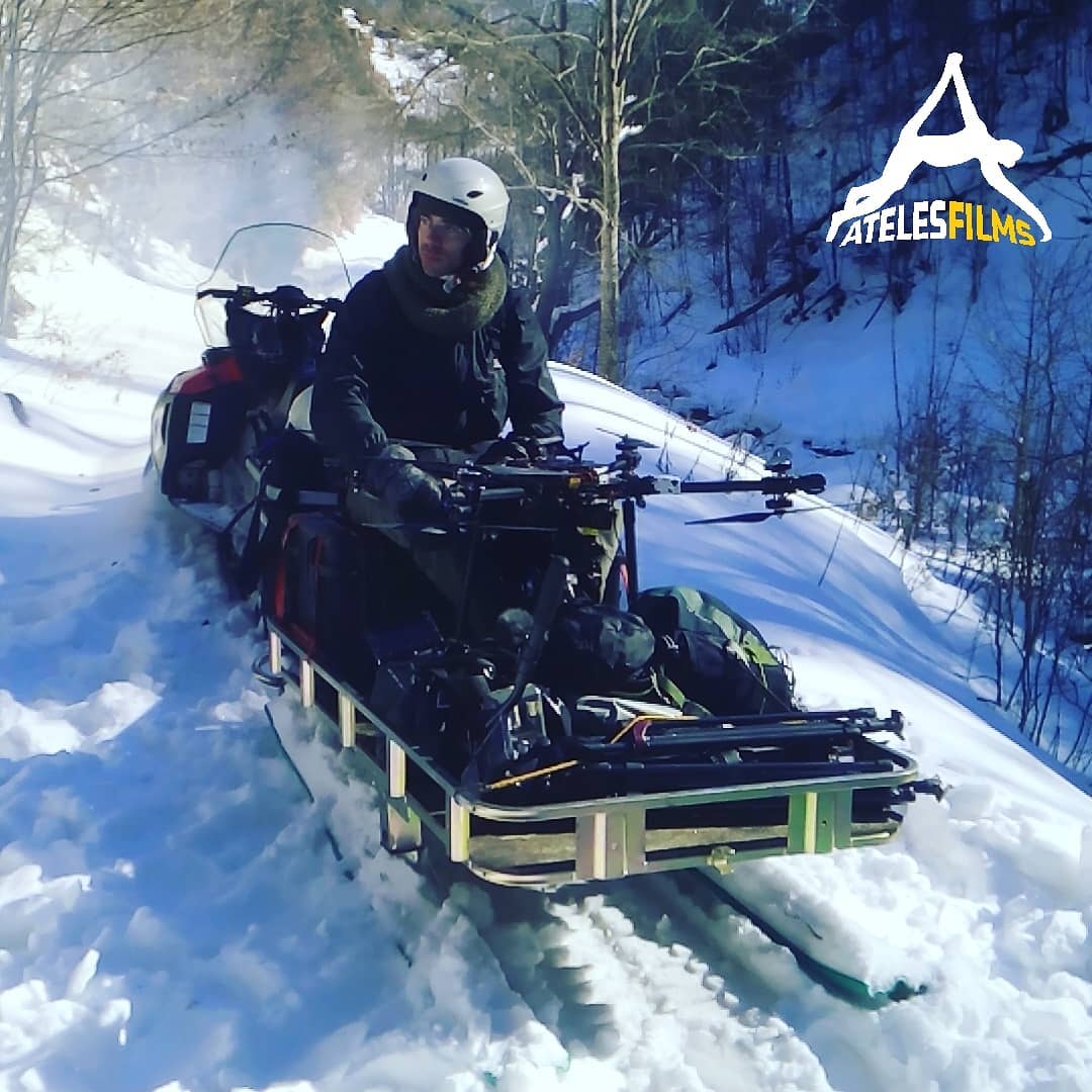 Great form of transportation in deep snow. We could take all our kit up the mountain in Romania's Carpathian mountains. But the minus fourteen degrees Celsius rendered our drone lipo batteries useless but luckily we had a trick up our sleeve, literally.
.
.
.
#atelesfilms #wildlifefilm #wildlifefilmmaking #wildlife #nature #outdoors #adventure #exploration #analuisantosshot #michaelsanderson #shotonred #reddigitalcinema #drone #dronepilot #throwback #romania #carpathians #fagaras #muntii #brasov #sibiu #snow #freezing #frozen #powder #snowmobile #multirotor #minustemperatures #aerials #sachtler