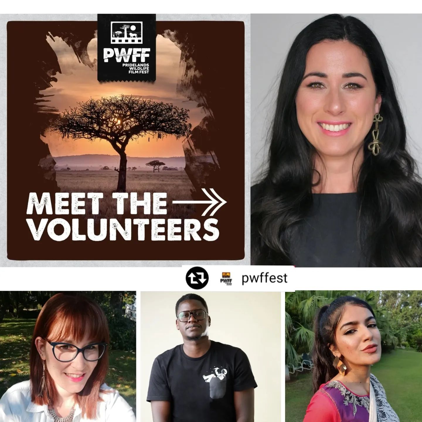 "Super proud to contribute to the Pridelands Wildlife Film Festival, the first ever wildlife film festival that took place in Nairobi, in Kenya! So glad to meet wonderful and dedicated people along my journey as a wildlife filmmaker!"
Words by Ana Luisa Santos
A big thanks to the festival's director:
Fiona Tande
Please visit the Instagram of @pwffest to read the full description and learn more about the volunteer team!
#Repost - @pwffest
🥂It takes a village. PWFF would like to thank the core team that worked behind the scenes and helped bring the festival to life – making the inaugural event successful!
Here's a little bit about our core global team;
🐾 Julia Migne
🐾 Michael Obanda
🐾 Ana Luisa Santos
🐾 Maria Hashmi
.
.
.
#Kenyas1stwildlifefilmfestival #pwff2022 #wildlifefilmfestival #africanstorytellers #shiftingnarratives #tellingthestoriesofwildafrica #newfrontiers #wearetheoneswevebeenwaitingfor #blackinnature #animalconservation #conservationbiology #wildlifeplanet #conservation #storytelling #wildlife #wildlifephotography #wildlifephotographer #conservationists #storytellingtime #conservationinaction #storytellingcompetition #conservationoptimism #conservationeducation
#atelesfilms