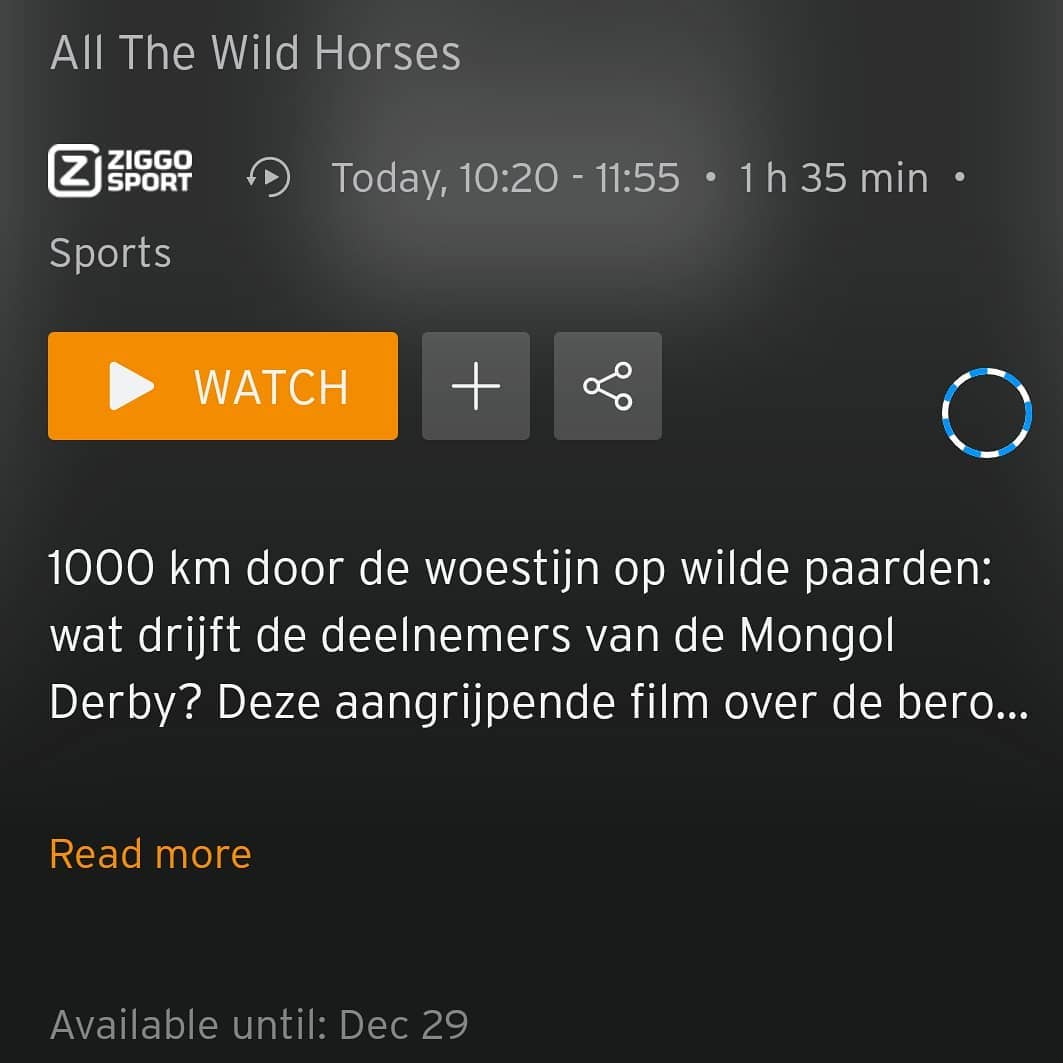 If you missed ALL THE WILD HORSES you can stream the feature length documentary in Netherlands with Ziggo Go App until December 29th.
.
.
.
#atelesfilms #atwh #allthewildhorses #ziggosport #reddigitalcinema #shotonred #documentary #mongolia #mongolderby #wildhorses #dutchtv #ziggo