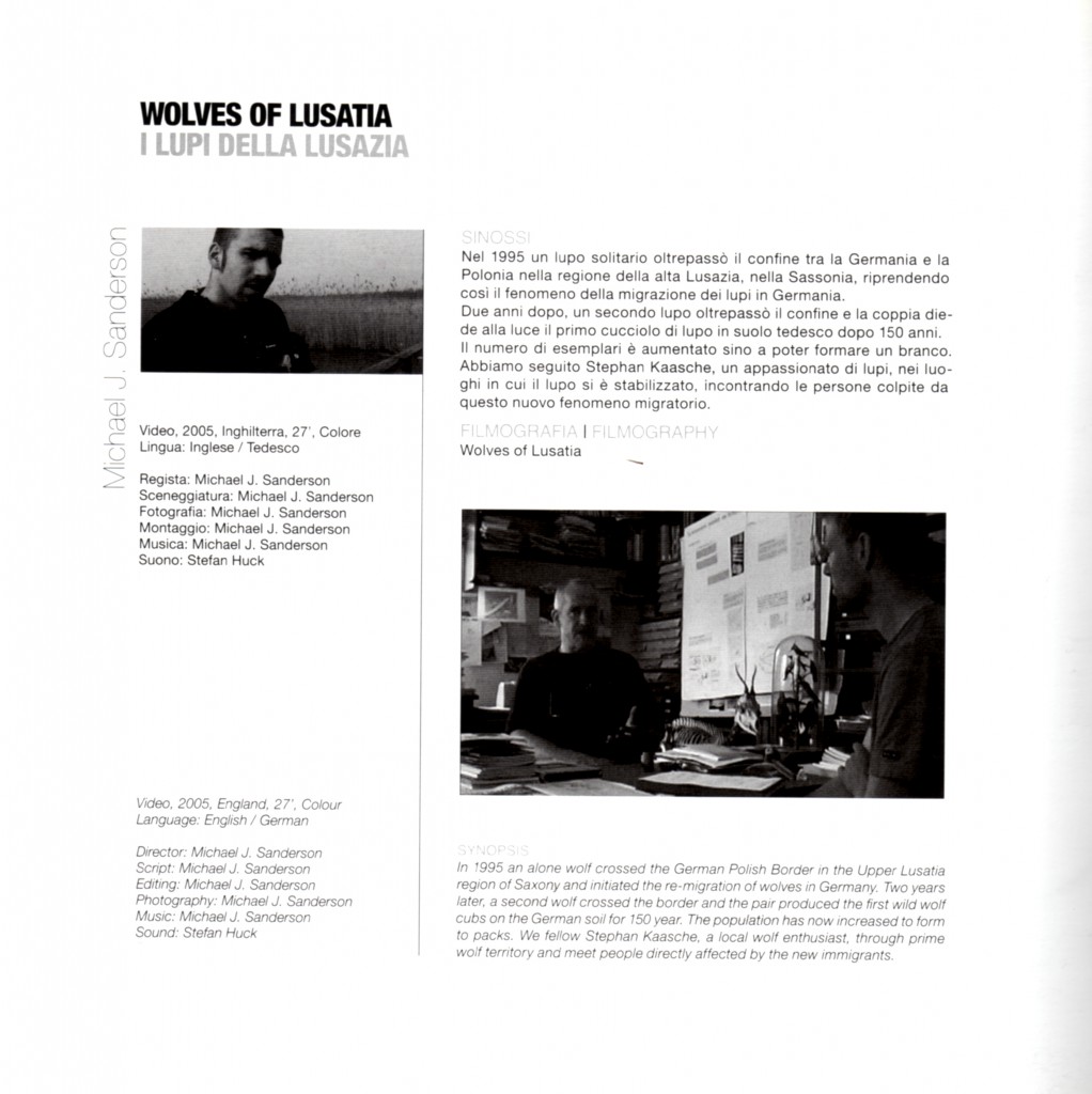 2005 - Wolves of Lusatia - Michael Sanderson 2005 - Wolves of Lusatia - Michael Sanderson